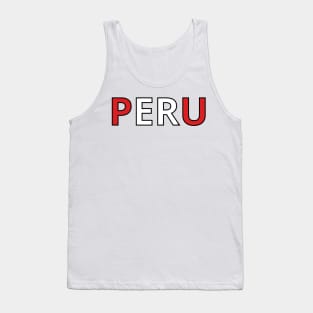 Drapeau  Peru Tank Top